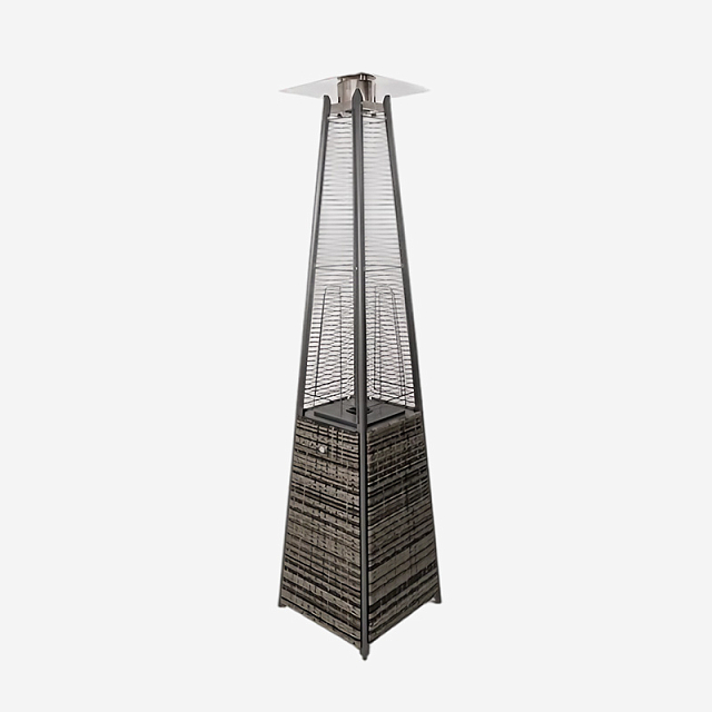 Уличный газовый обогреватель Stalleh Pyramid X4 Rattan Grey 