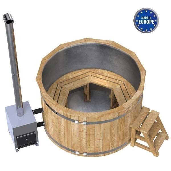 Купель с печкой Baltresto Steel Ø2.0 м 