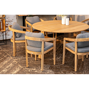 Обеденная группа из тика Joygarden Vento M, садовая мебель