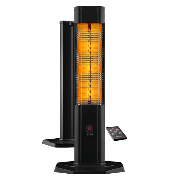 Уличный электрический обогреватель Luxeva VR black 2500 