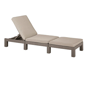 Шезлонг садовый Keter Daytona капучино для дачи Шезлонг садовый Keter Daytona капучино, садовая мебель