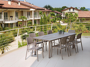 Стол раздвижной Nardi Libeccio Цвет: тортора, садовая мебель