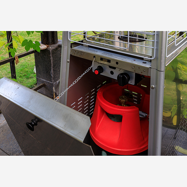 Уличный газовый обогреватель Lite Eva из металла 