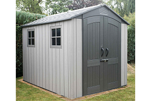 Пластиковый сарай Lifetime WoodLook 7 х 9.5 для сада и загородного дома Пластиковый сарай Lifetime WoodLook 7 х 9.5, уличное оборудование