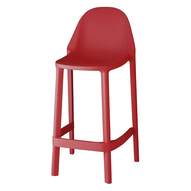 Стул барный Scab Design Piu Цвет: красный 