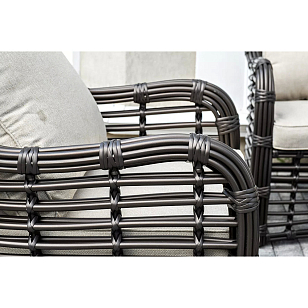 Лаунж-зона 4SIS Ницца, цвет бронзовый для дачи Лаунж-зона 4SIS Ницца, цвет бронзовый, садовая мебель