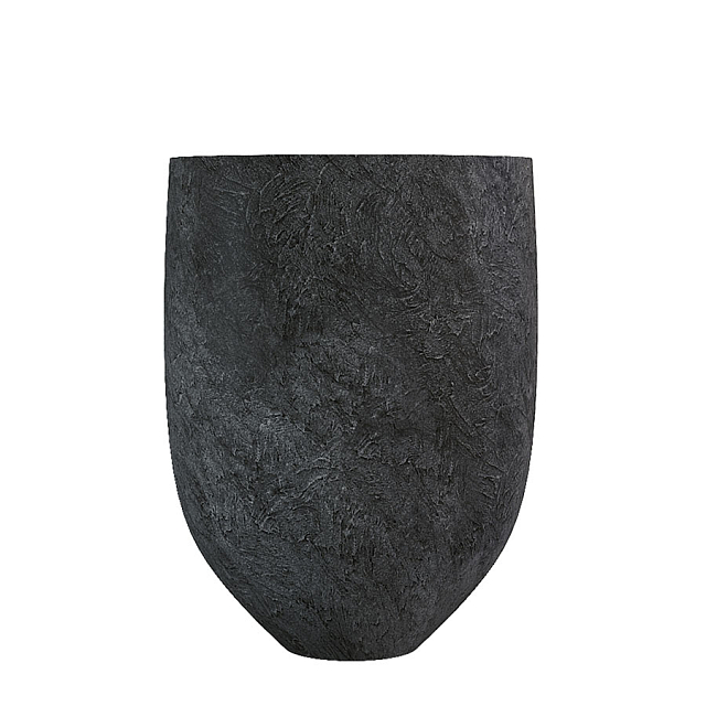 Кашпо Concretika Barrel Black Max 