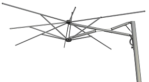 Зонт профессиональный Scolaro Astro Titanium, садовая мебель