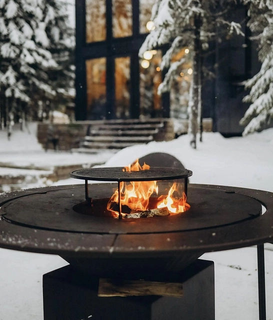 Гриль-очаг Elbrus Home Казбек Ø100 (Термостойкая эмаль)