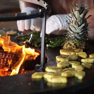 Горизонтальное кольцо для решетки-гриль OFYR 100 для сада