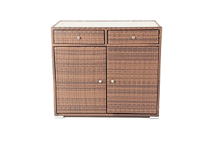 Плетёная тумба 4SIS Мальта Цвет: коричневый, садовая мебель