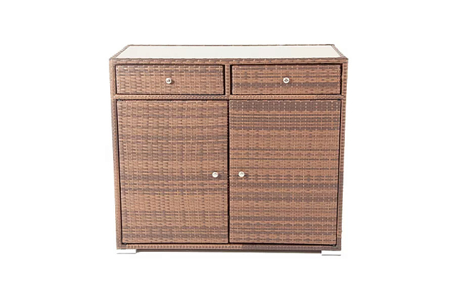 Плетёная тумба 4SIS Мальта Цвет: коричневый 