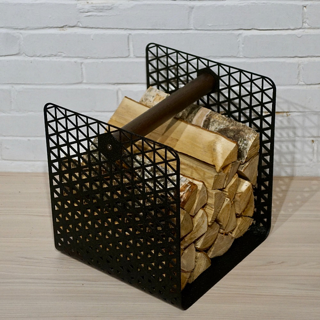 Дровник Grey stone Woodbox trigon