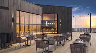 Стол Tilia Moon с откидным верхом 70 х 70 Цвет Белый, садовая мебель