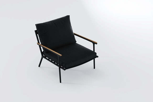 Лаунж зона Gardenini Calma Long Карбон / Антрацит 