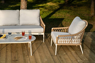 Лаунж-зона 4SIS Венеция, цвет соломенный, садовая мебель