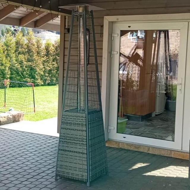 Уличный газовый обогреватель WWT 13I Rotang Grey Mini 