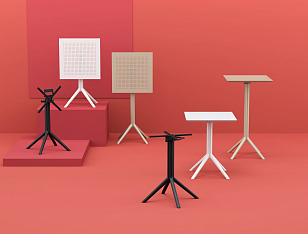 Стол Siesta Contract Sky 60 Цвет: черный, садовая мебель