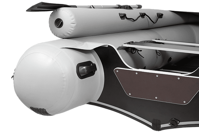 Лодка ПВХ Фрегат 390 F серая