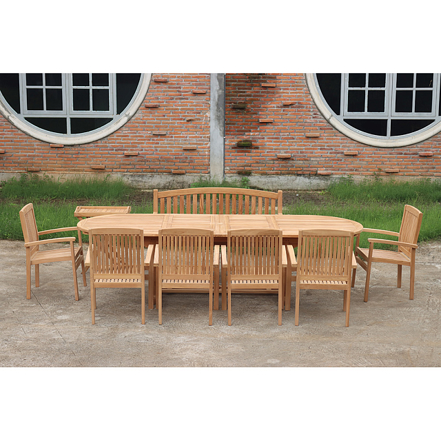 Обеденная группа из тика Lite Ragusa 