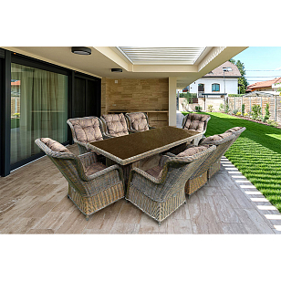 Комплект садовой мебели MOKKA San Marino Цвет: бронзовый, садовая мебель