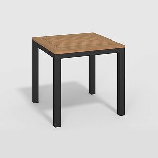 Стол Gardenini Bella 80 Карбон, садовая мебель