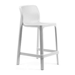 Стул полубарный Nardi Net Stool Mini Цвет: белый, садовая мебель