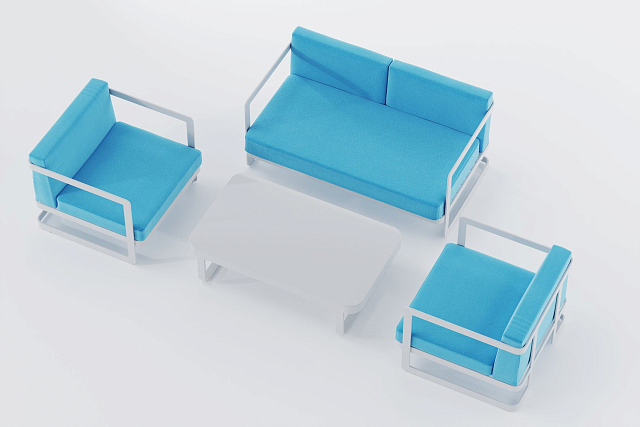 Лаунж зона Gardenini Villino Blue 