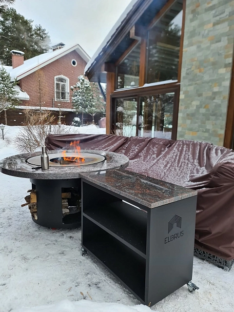 Гриль-очаг Elbrus Home Гималаи Ø149 (Cor-Ten)