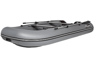 Лодка ПВХ Фрегат 330 Air (НДНД) серая для отдыха за городом Лодка ПВХ Фрегат 330 Air (НДНД) серая для хобби и пикника
