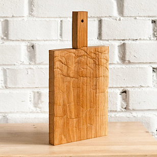 Доска разделочная Fuga "Снег" прямая средняя Цвет: светлый, товары для загородного дома