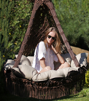 Подвесное кресло Lite Cartagena 4 цвета (без каркаса), садовая мебель