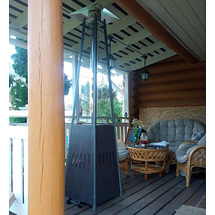 Уличный газовый обогреватель WWT 13I Wood, уличное оборудование