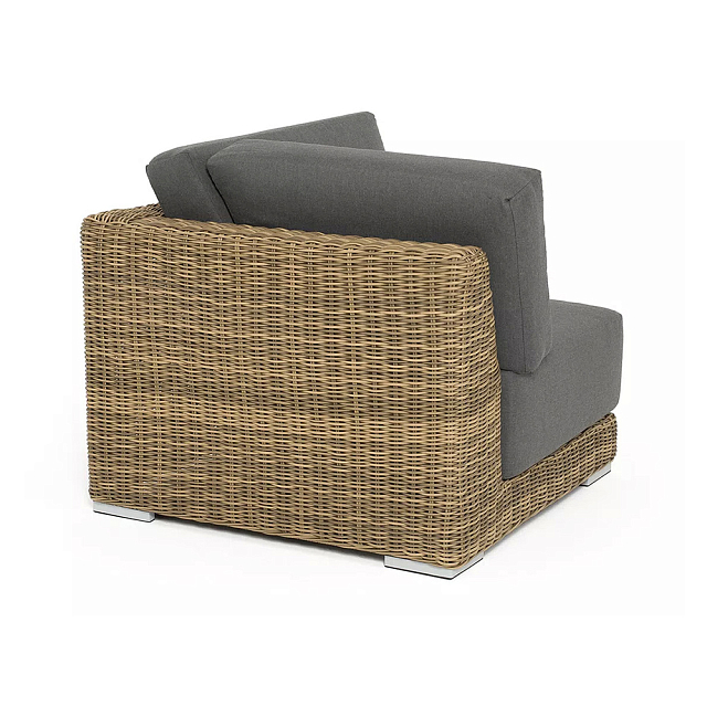 Модуль диванный угловой 4SIS Капри, цвет соломенный 