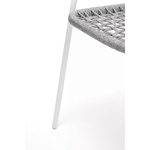 Стул 4SIS Тунис из роупа, цвет серый, садовая мебель