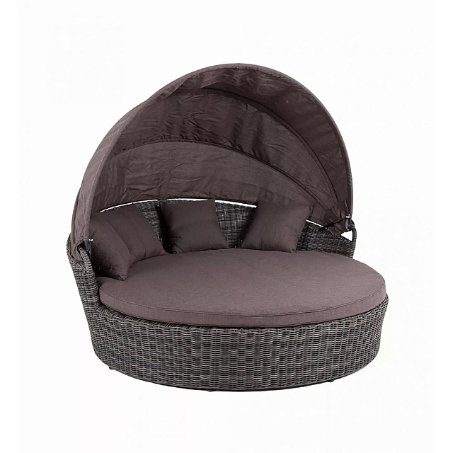 Круглый шезлонг 4SIS Стильяно Цвет: графит 