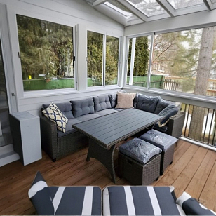 Комплект мебели из искусственного ротанга Lite Fassa Grey, садовая мебель