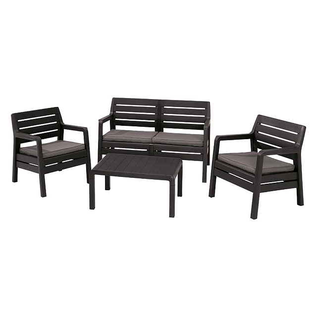 Лаунж зона Keter Delano set графит 