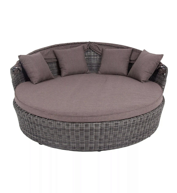 Круглый шезлонг 4SIS Стильяно Цвет: графит 