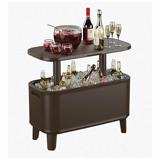 Столик-холодильник Keter Breeze Bar Large Cool Bar Цвет: виски коричневый 