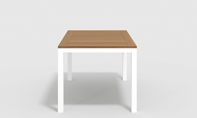 Обеденная зона Gardenini Bella 180 Белый / Бежевый со стульями Calma S 