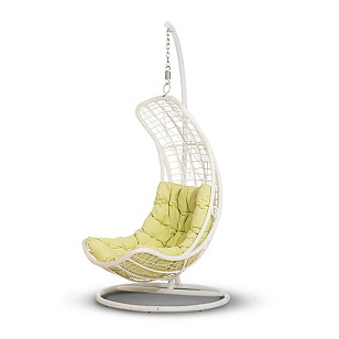 Подвесное кресло 4SIS Виши Цвет: белый, зеленый