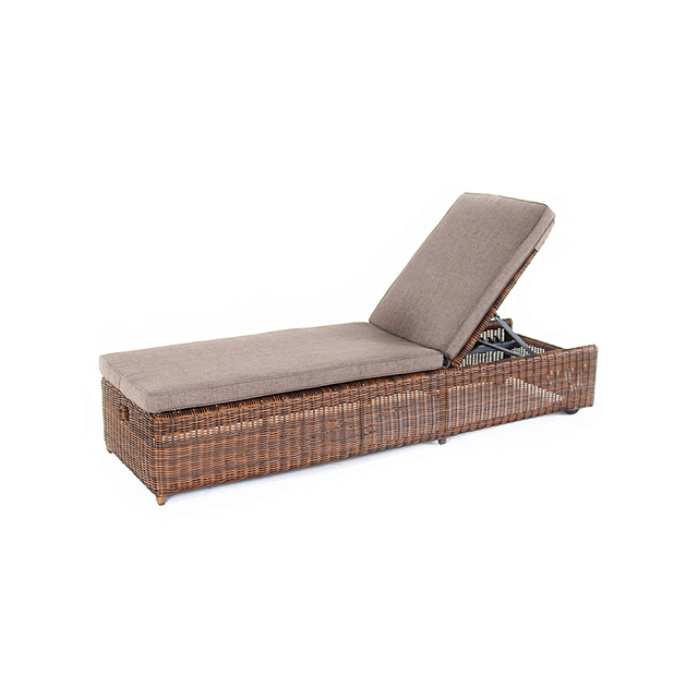 Шезлонг с подушкой 4SIS Рим Цвет: коричневый 