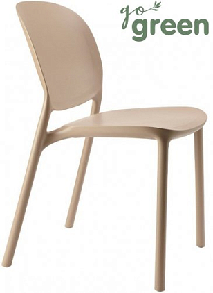 Стул Scab Design Hug Go Green Цвет: тортора, садовая мебель