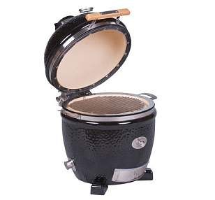 Керамический гриль Monolith Junior Black 2.0