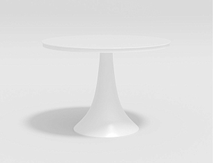 Стол Gardenini Vogle Round White для дачи Стол Gardenini Vogle Round White, садовая мебель