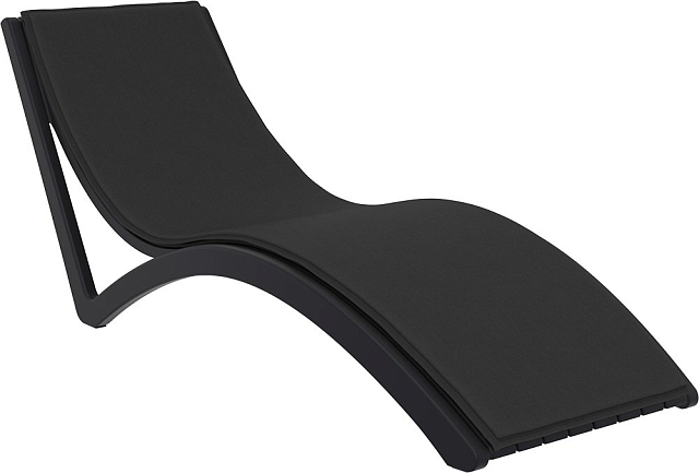 Матрас для шезлонга Siesta Contract Slim Цвет: черный 