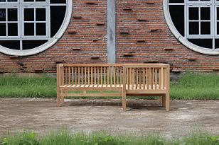 Диван из тика угловой Lite Teolo для дачи Диван из тика угловой Lite Teolo, садовая мебель