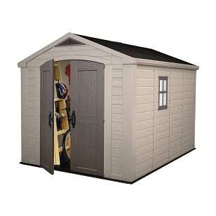 Пластиковый сарай Keter Factor 8x11 для сада и загородного дома Пластиковый сарай Keter Factor 8x11, уличное оборудование