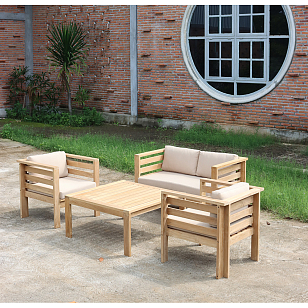 Комплект мебели из тика Lite Roncade, садовая мебель